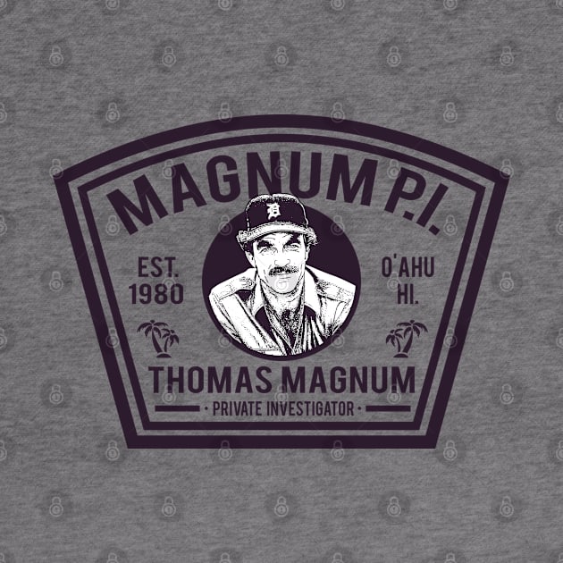 Magnum PI Shield by Alema Art